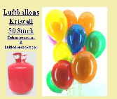 Ballongas Luftballons Kristall